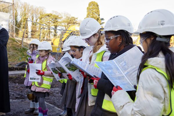 Ground-breaking ceremony and blessing held at new school site